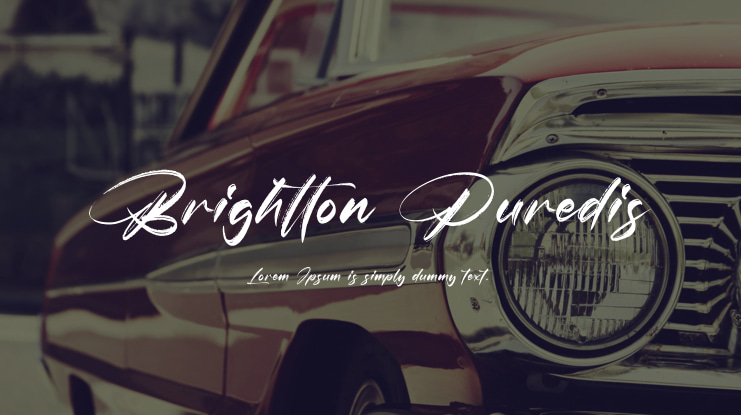 Brightton Puredis Font