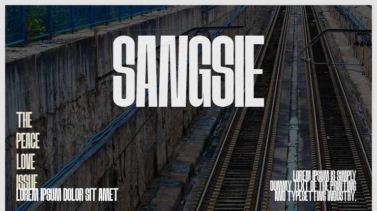 SANGSIE Font