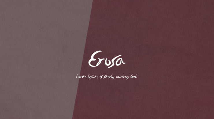 Erosa Font