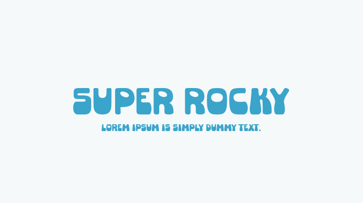 Super Rocky Font