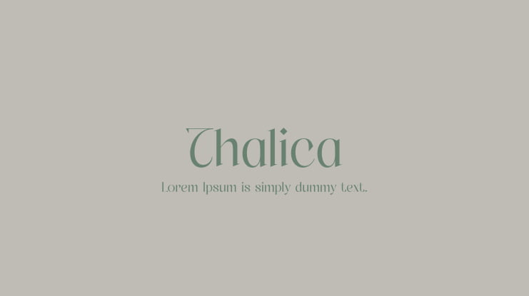 Thalica Font