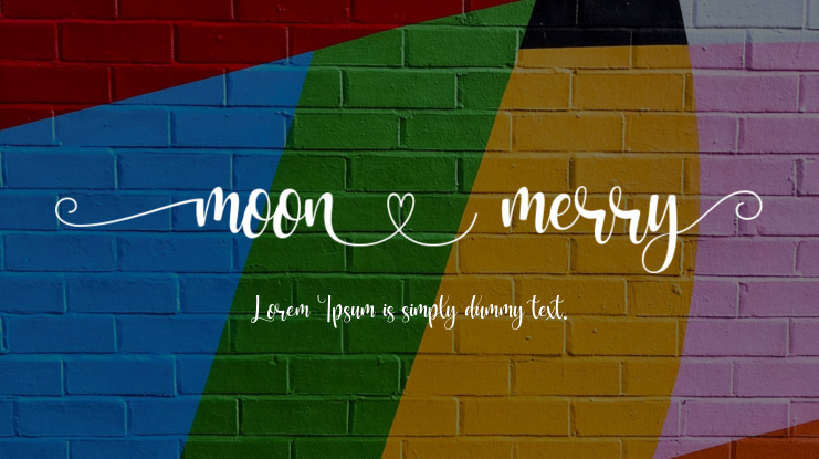 Moon Merry Font
