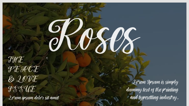 Roses Font