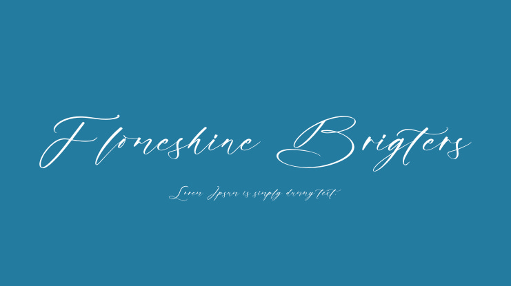 Flomeshine Brigters Font