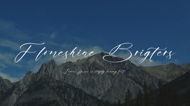Flomeshine Brigters Font