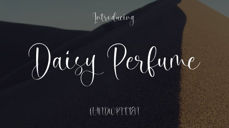 Daisy Perfume Font