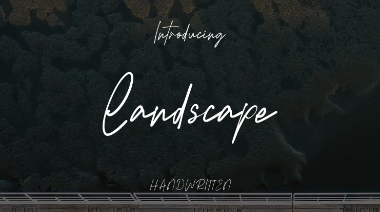 Landscape Font