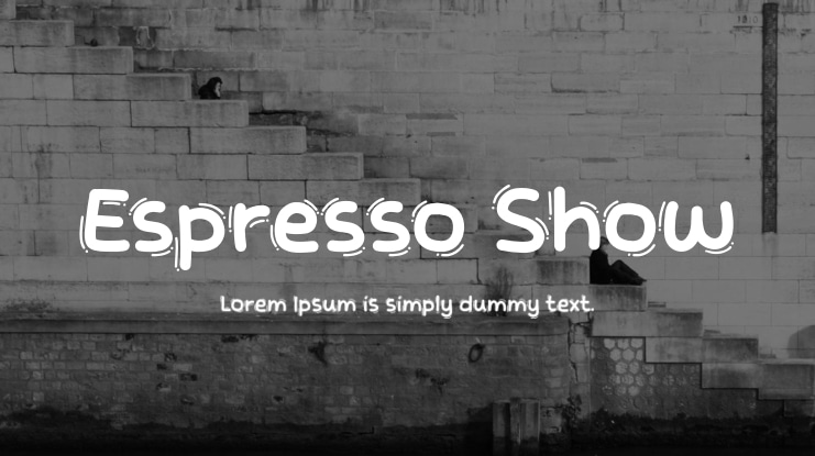 Espresso Show Font