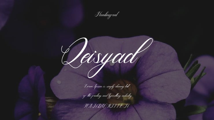 Qeisyad Font