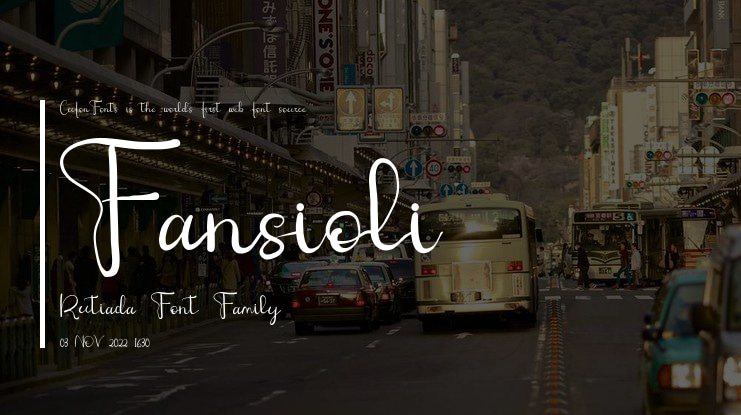 Fansioli Rutiada Font