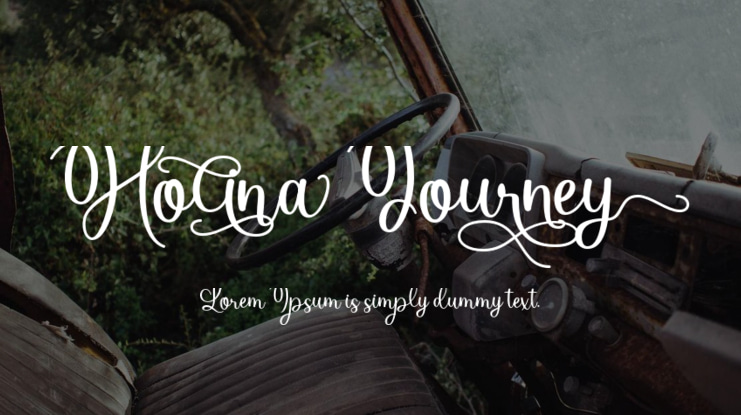 Holina Journey Font