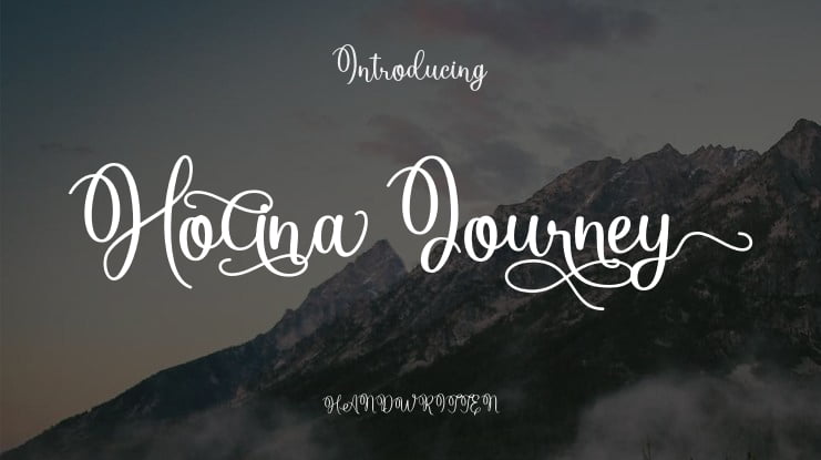 Holina Journey Font