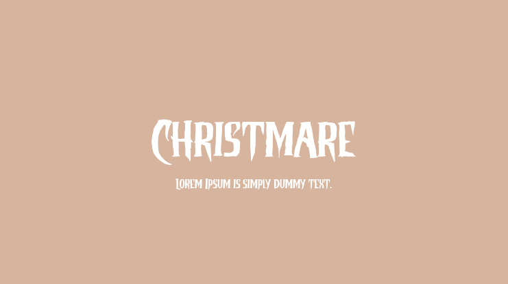 Christmare Font