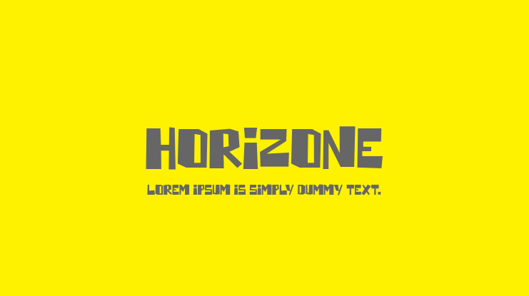 Horizone Font Family