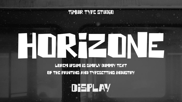 Horizone Font Family