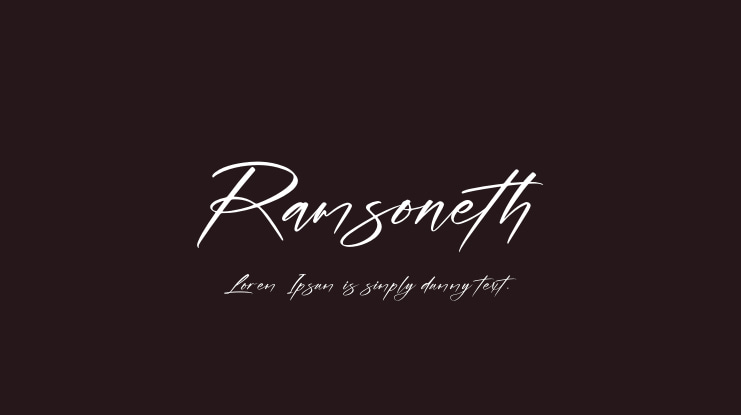 Ramsoneth Font