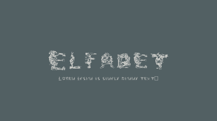 Elfabet Font