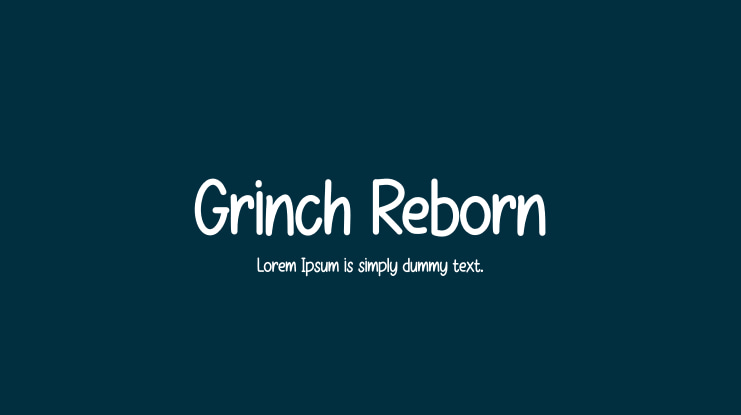 Grinch Reborn Font