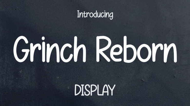 Grinch Reborn Font