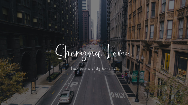Sheryna Lemu Font