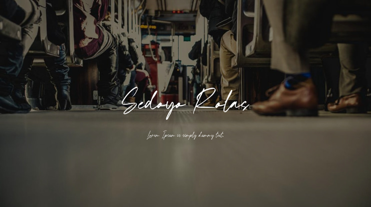 Sedoyo Rolas Font
