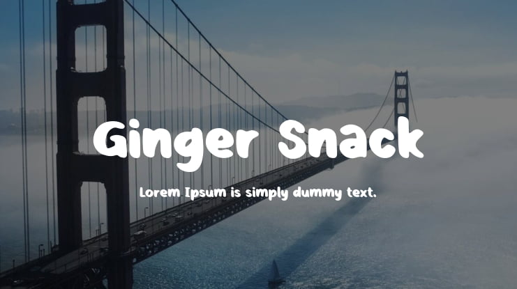 Ginger Snack Font