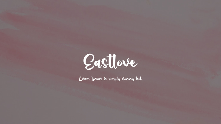 Eastlove Font