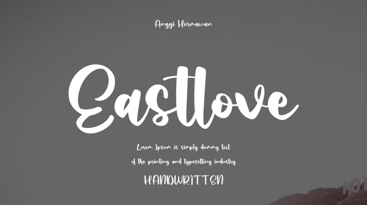 Eastlove Font