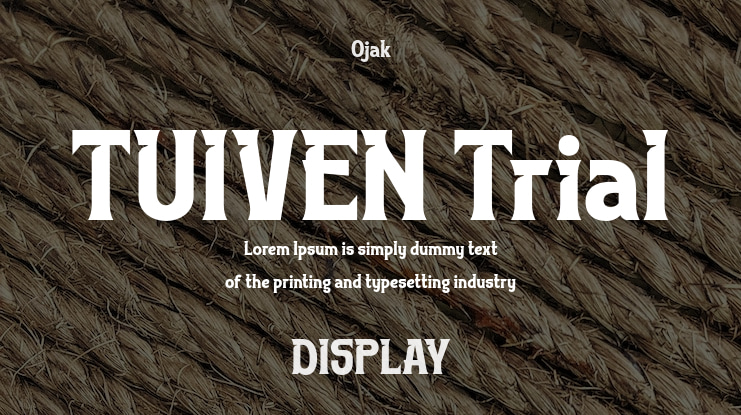 TUIVEN Trial Font