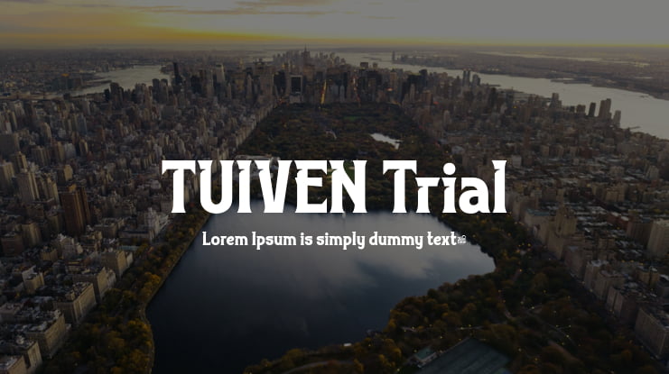 TUIVEN Trial Font