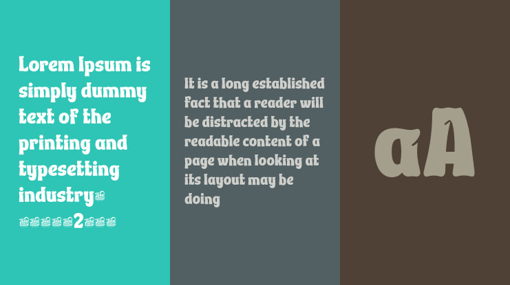 THILL CATEN Trial Font