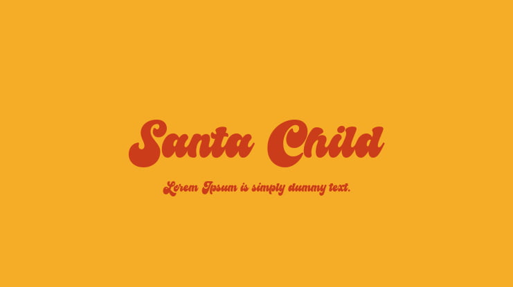 Santa Child Font