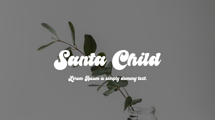 Santa Child Font