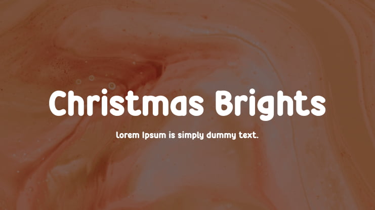 Christmas Brights Font