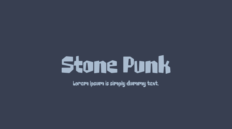 Stone Punk Font