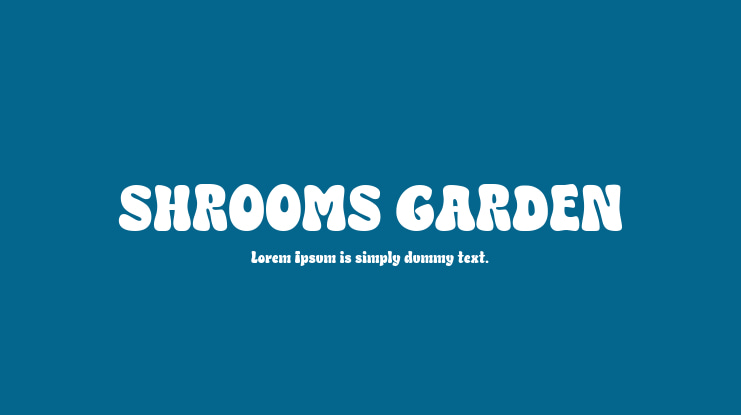 SHROOMS GARDEN Font