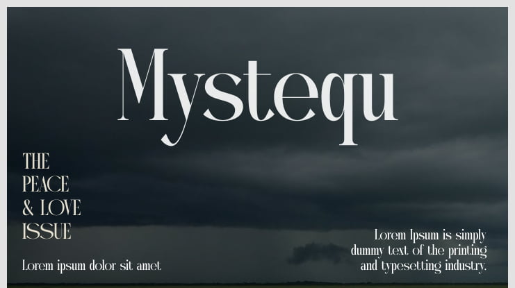 Mystequ Font