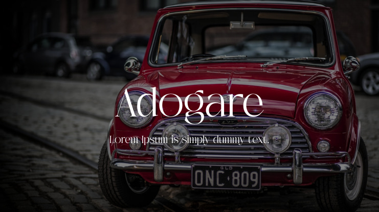 Adogare Font