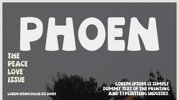 PHOEN Font