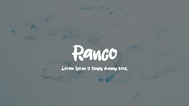 Ranco Font