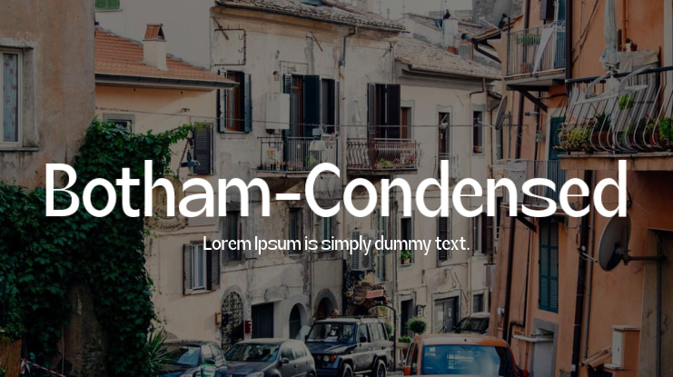 Botham-Condensed Font Family