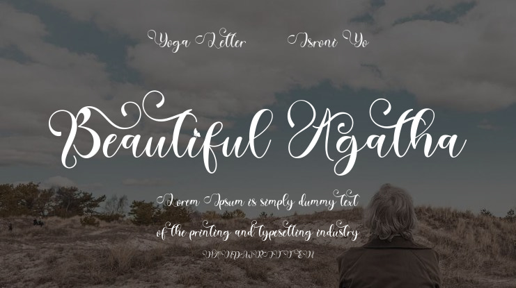 Beautiful Agatha Font