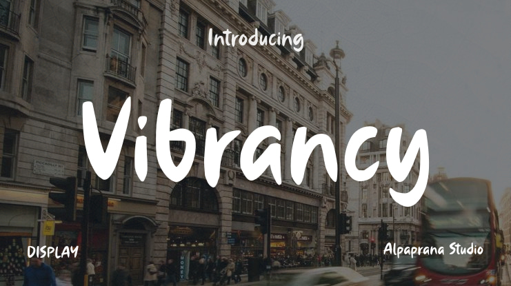 Vibrancy Font