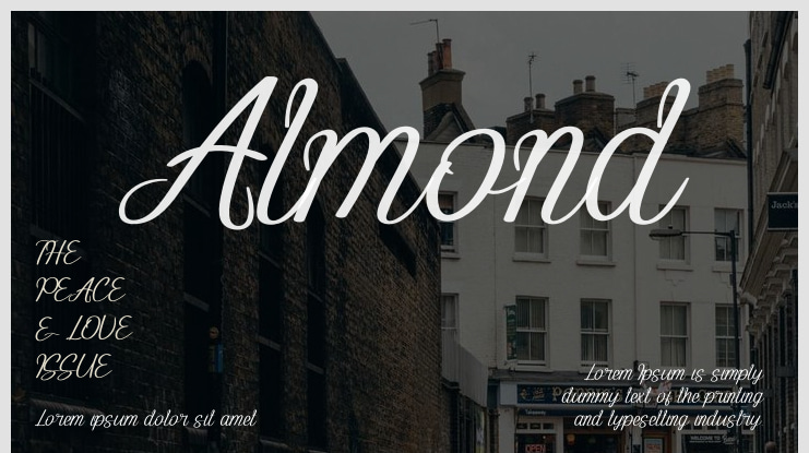Almond Font