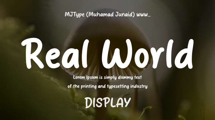 Real World Font