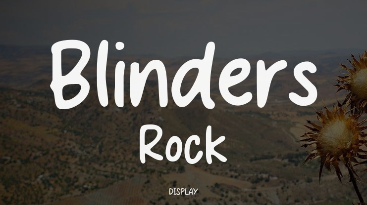 Blinders Rock Font