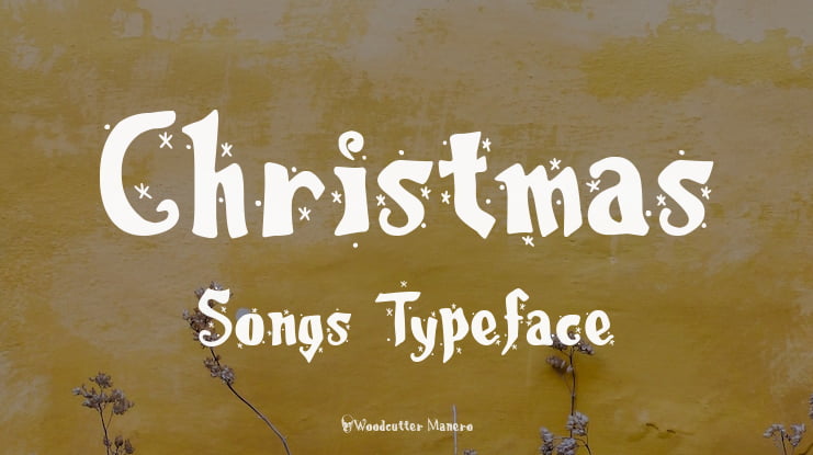 Christmas Songs Font