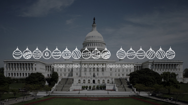 Decorative Lights Font