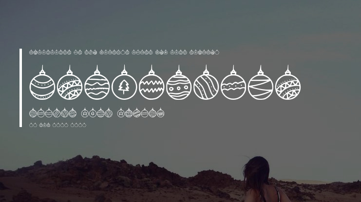 Decorative Lights Font