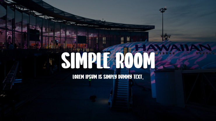 Simple Room Font